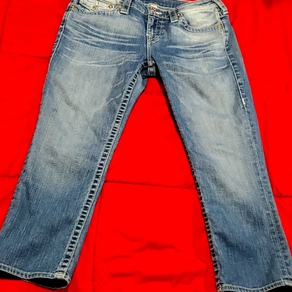True religion capri,size 30